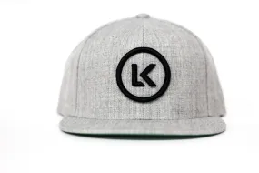 Legit Kicks Snapback Hat Grey