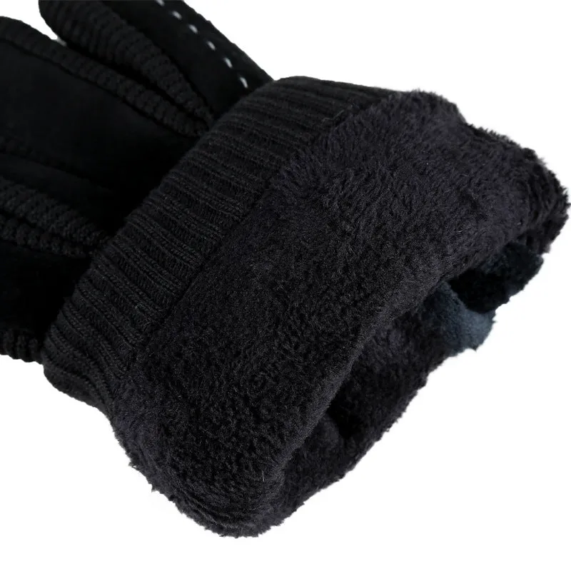 Line Patchwork Gloves