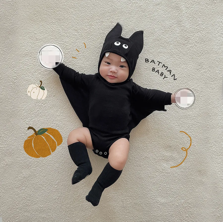 Little Bat Romper With Hat