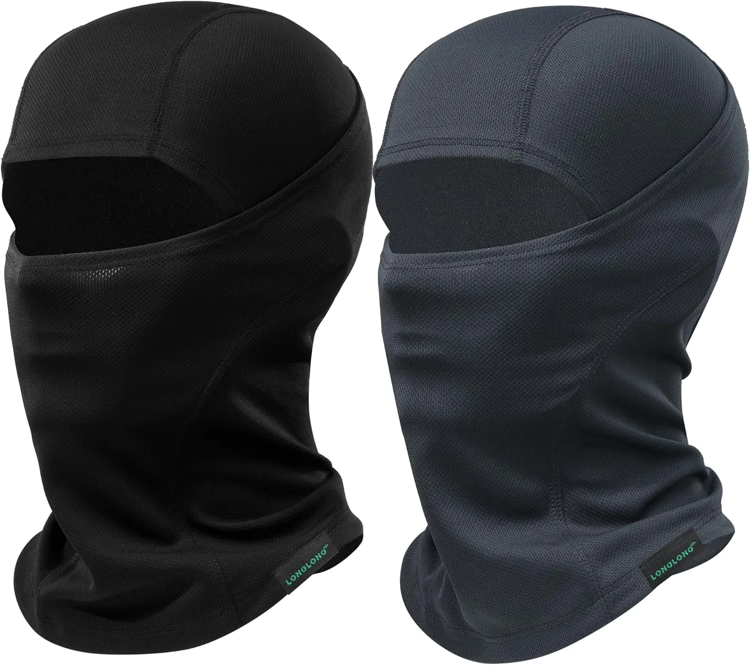LONGLONG Balaclava Face Mask, 1/2/3 Pieces Summer Shiesty Mask Sun Protector Hood Lightweight Motorcycle Men Women