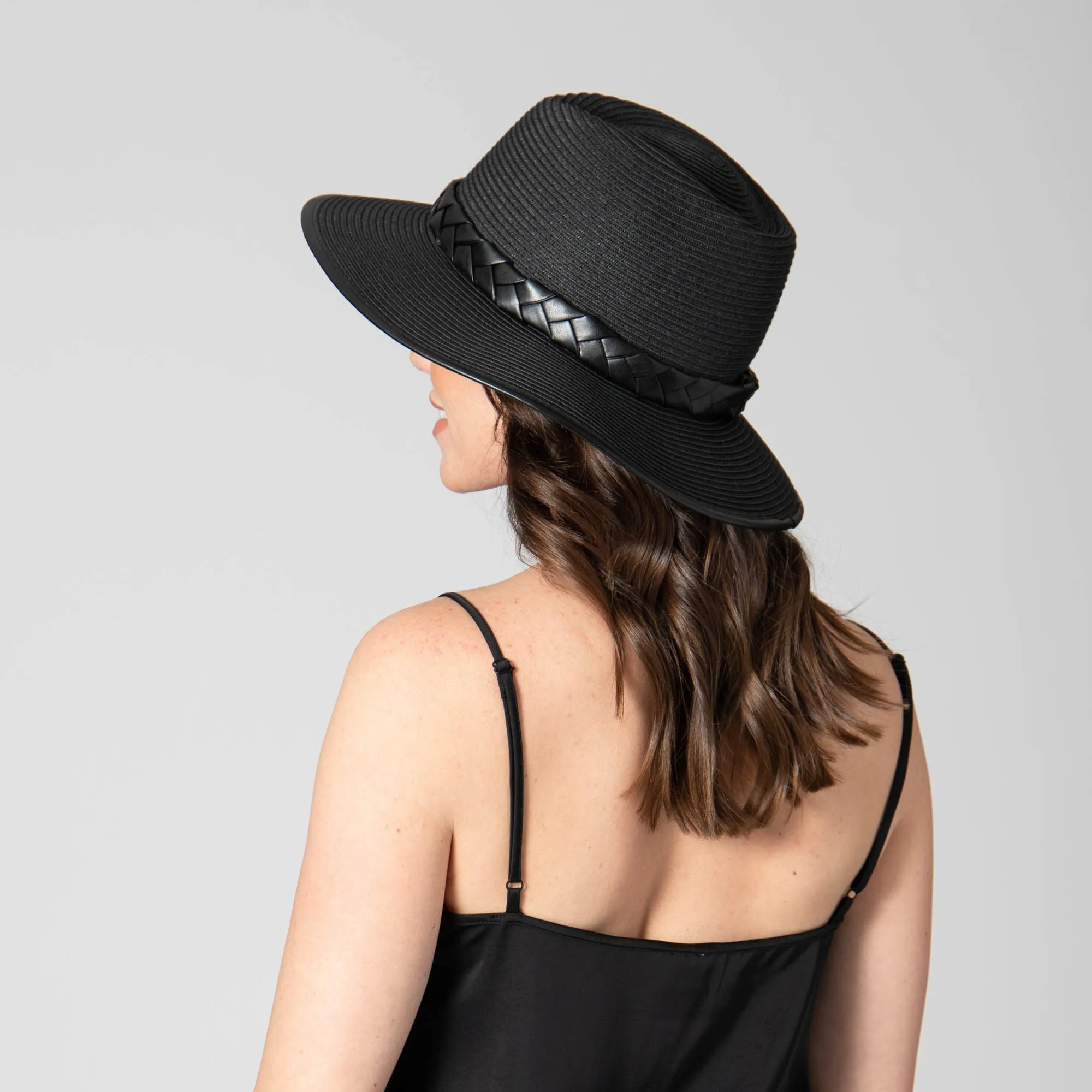 Looker Fedora - Ultrabraided Fedora with Braided Faux Band