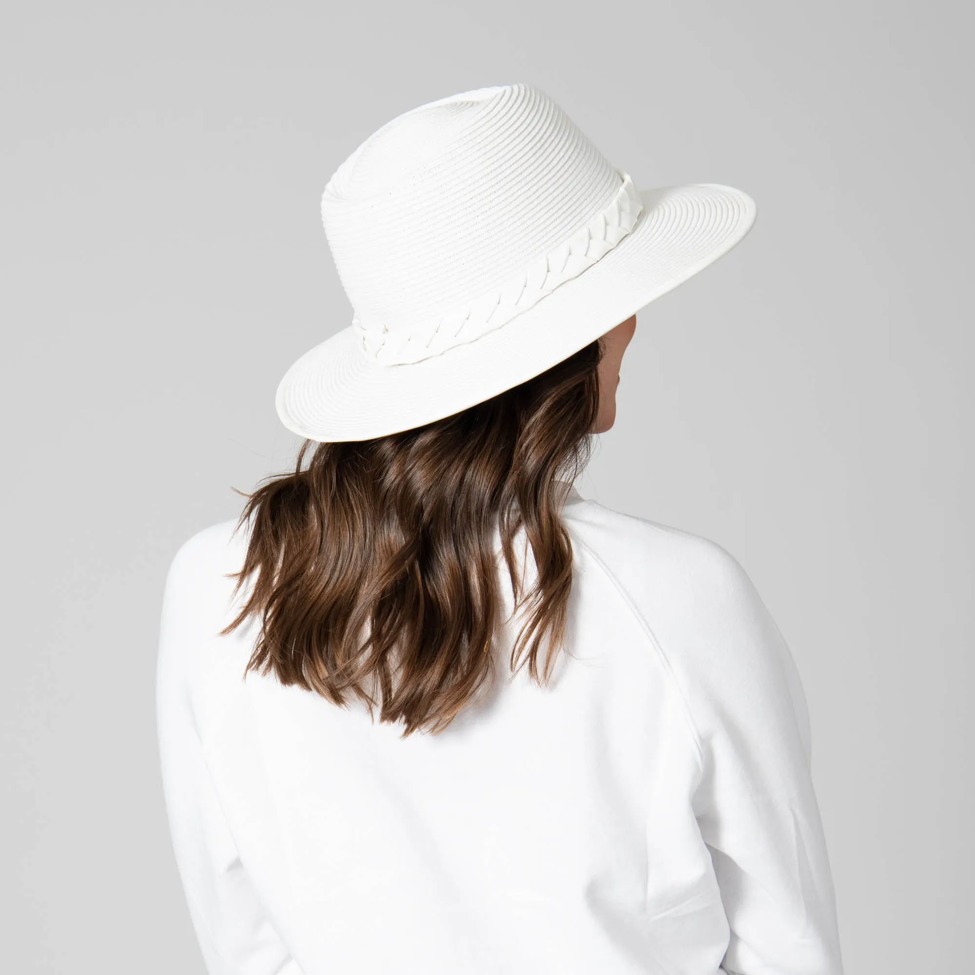Looker Fedora - Ultrabraided Fedora with Braided Faux Band