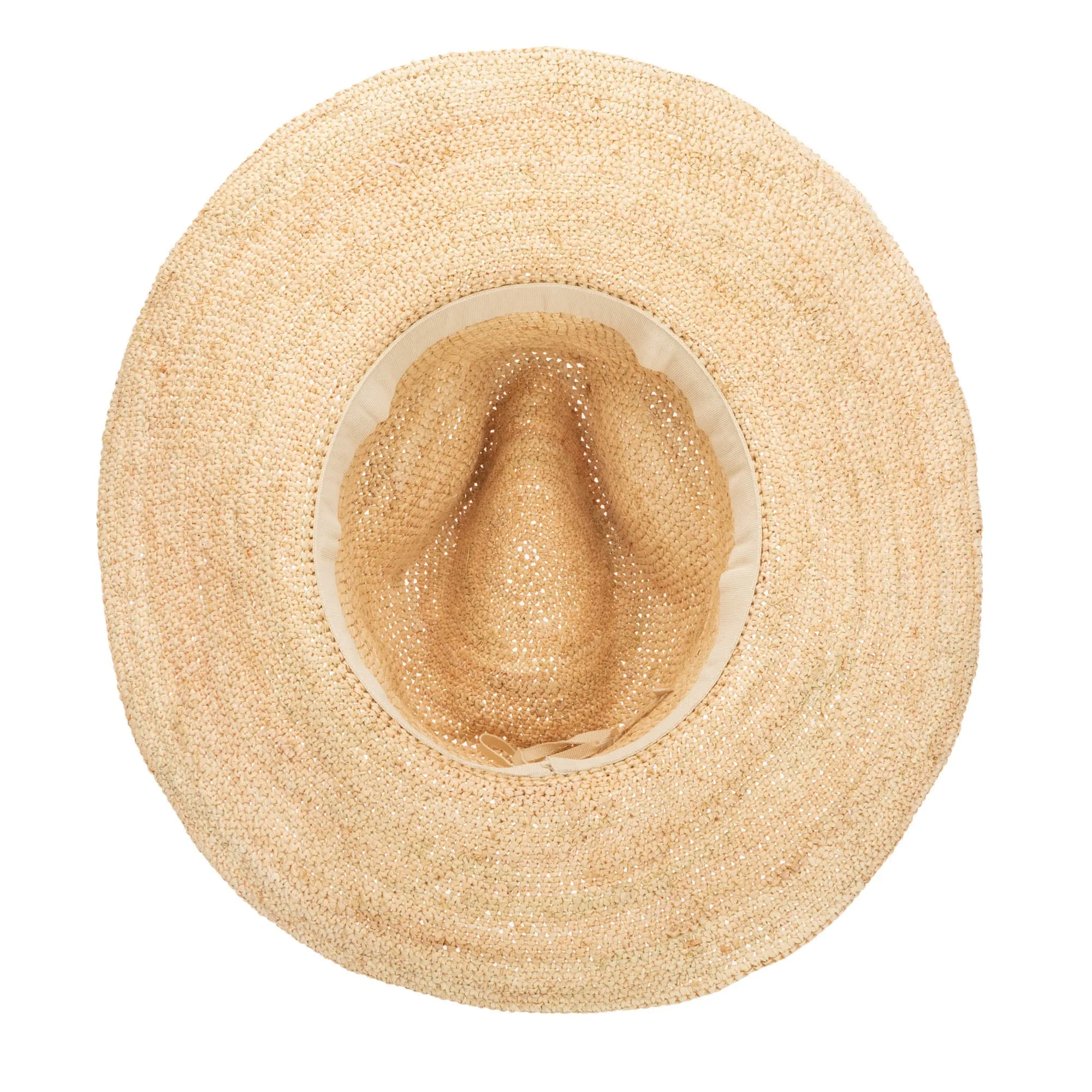 Marina Women's Crochet Raffia Fedora