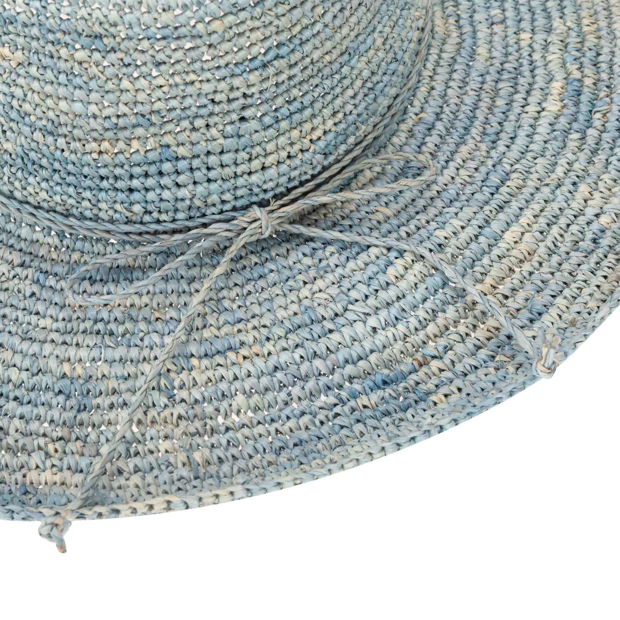 Marina Women's Crochet Raffia Fedora
