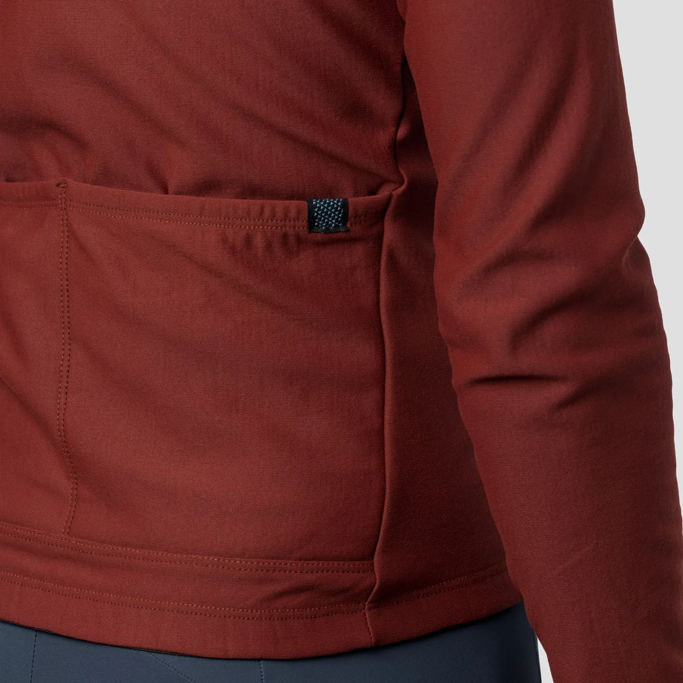 Men's Super Thermal Merino Jersey - Burgundy