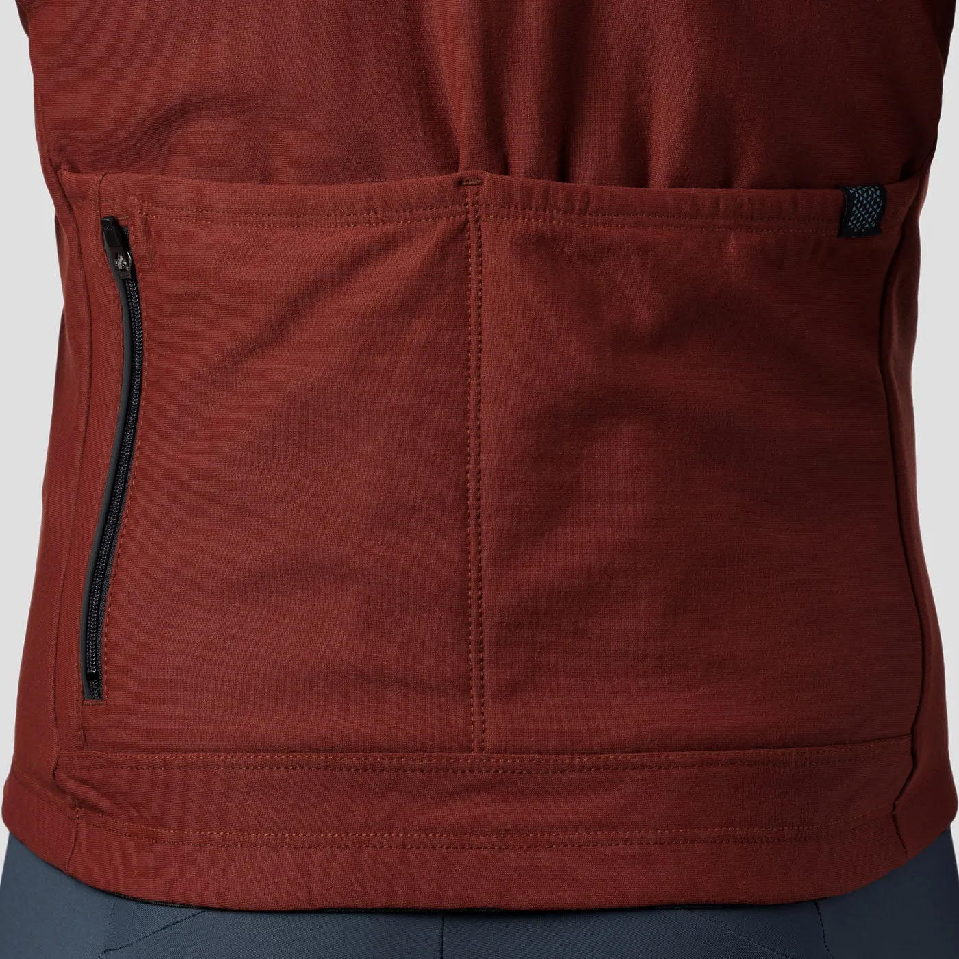 Men's Super Thermal Merino Jersey - Burgundy