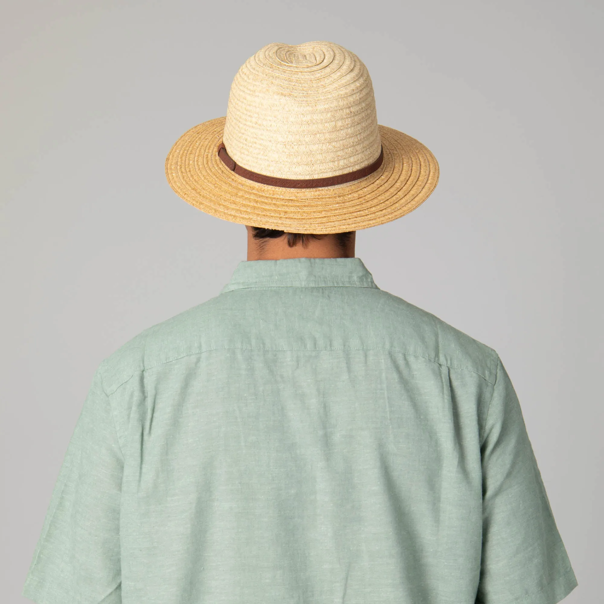 Mens Two Tone Ultrabraid Fedora