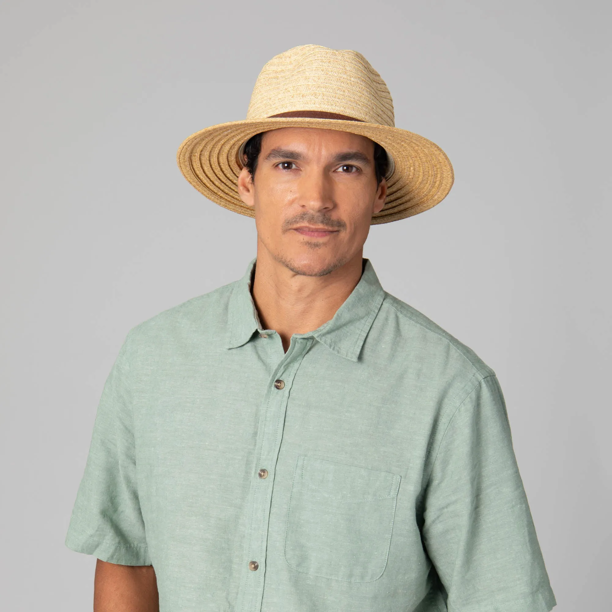 Mens Two Tone Ultrabraid Fedora