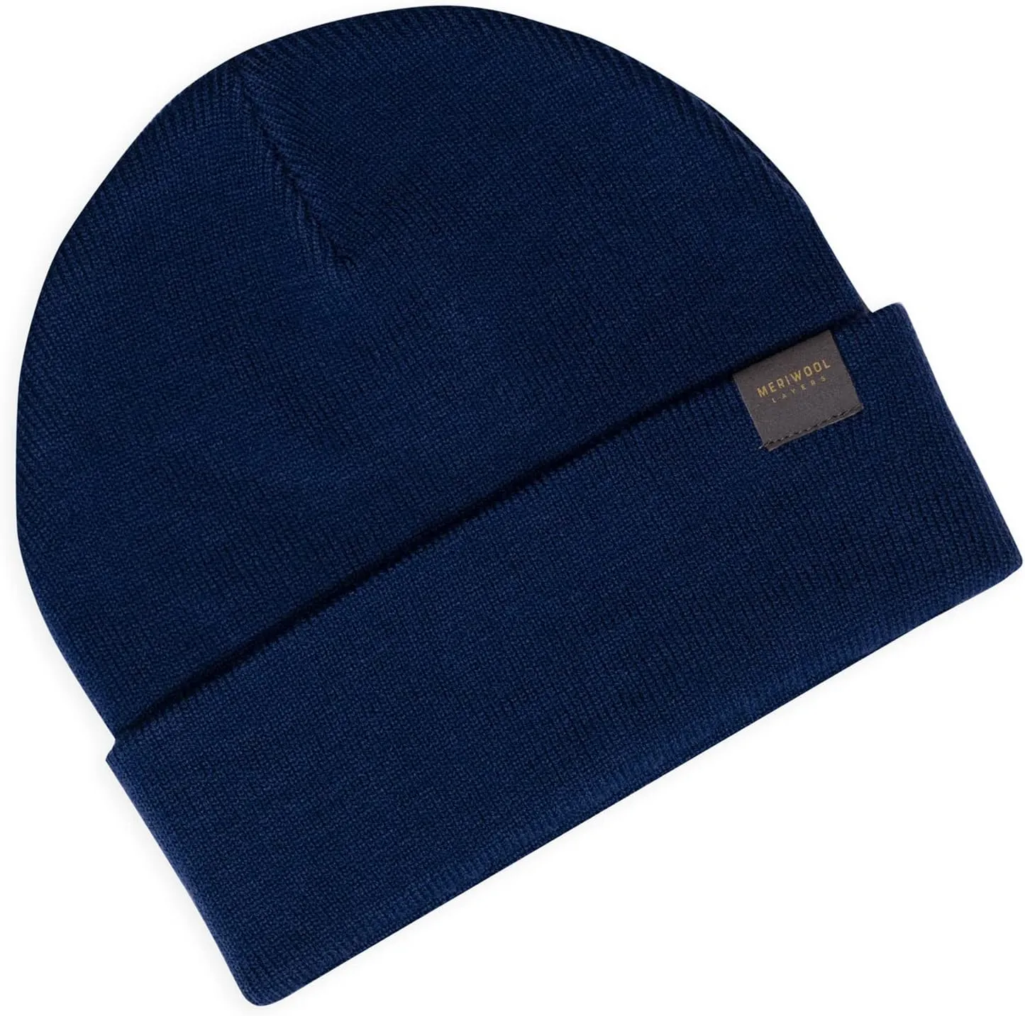MERIWOOL Beanie for Men and Women - Merino Wool Blend Ribbed Knit Winter Hat
