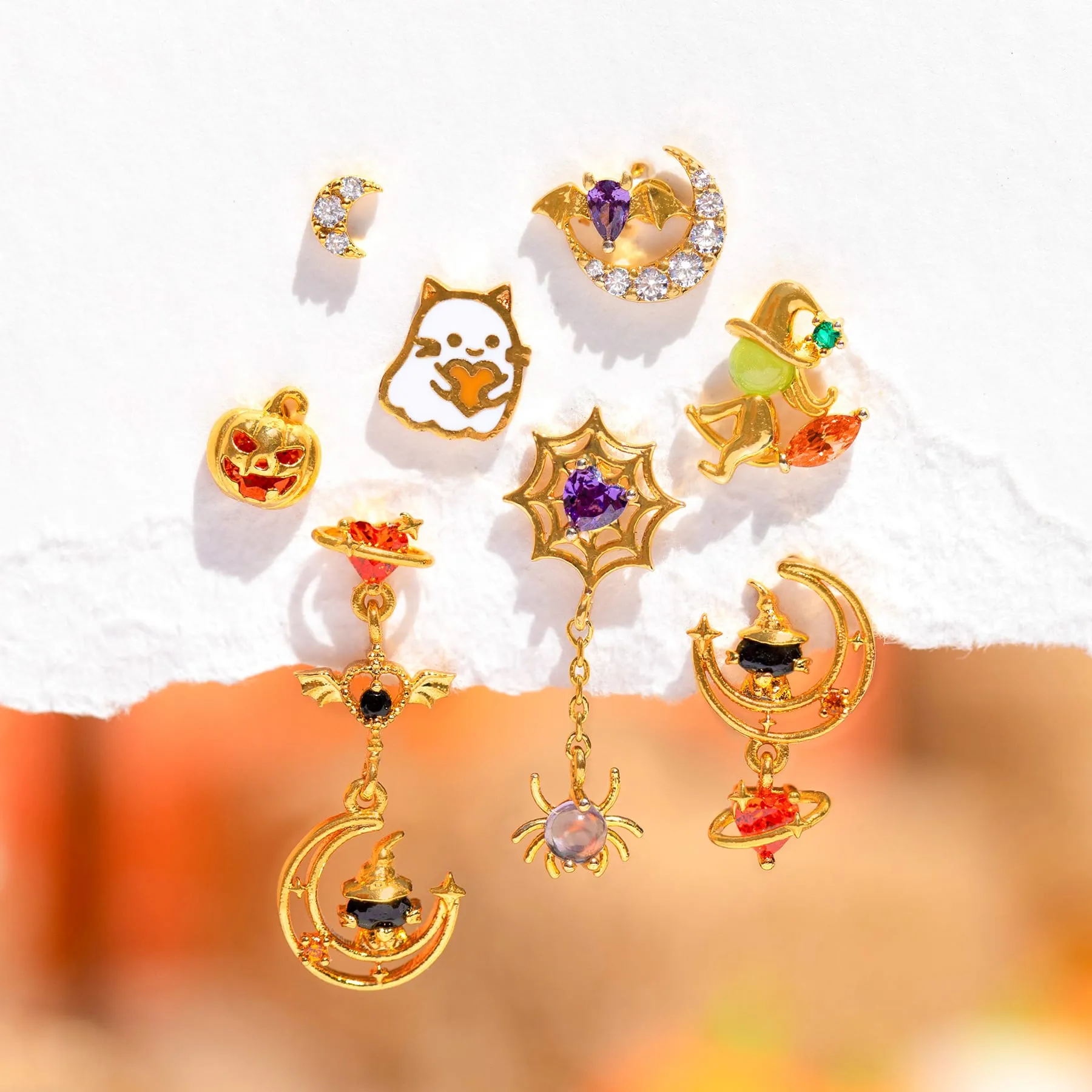 Midnight Meow Dangle Earrings