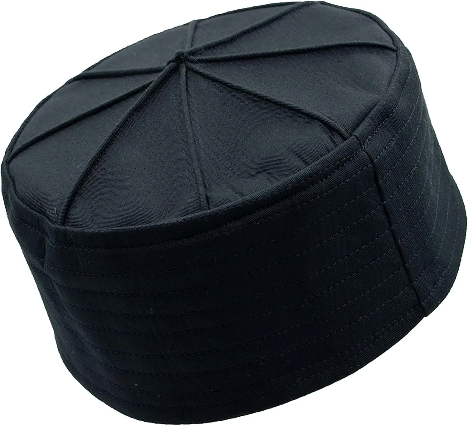 Modefa Structured Kufi Skull Cap Hat Topi Takke for Muslim Men Lined Kufi