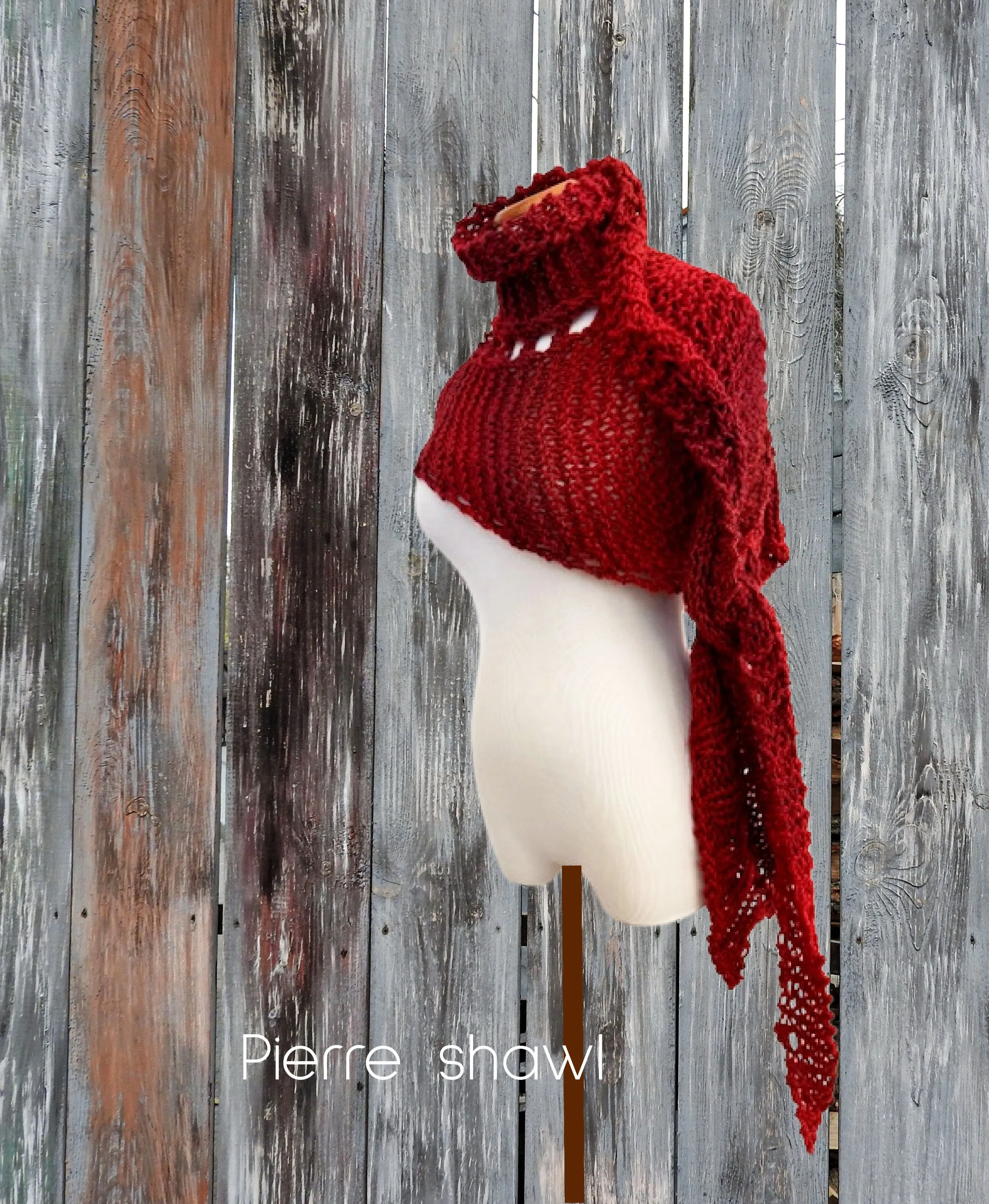 NEW!  Pierre shawl