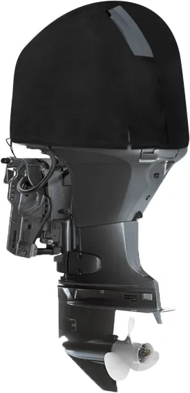 Outboard Motor Cover for Yamaha, Waterproof 600D Heavy Duty Outboard Engine Cover with Mesh Vented, Fit 4CYL 996cc Outboard F50H, F60F, F70A(2010>)