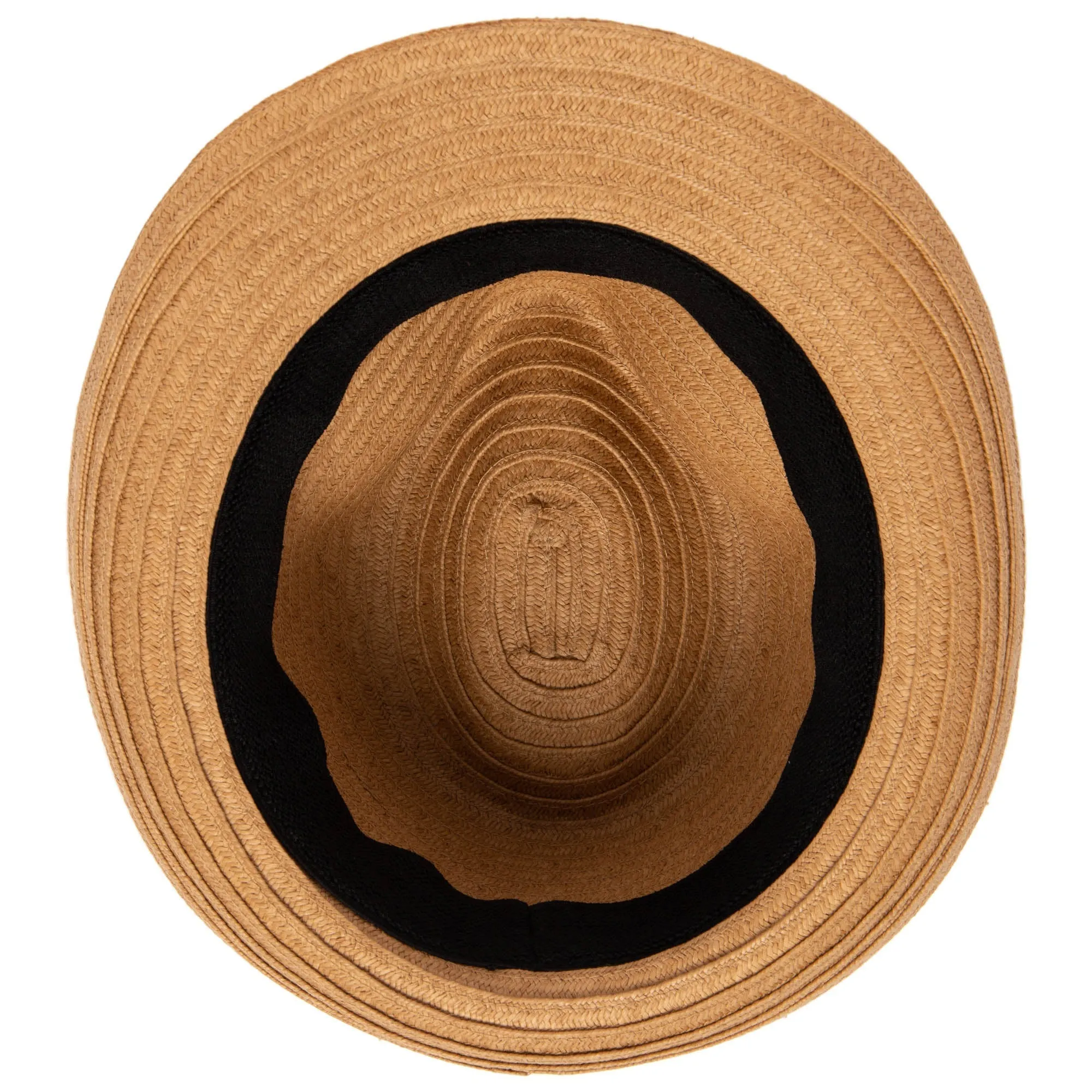 Paperbraid Stingy Brim Fedora with Layered Bands