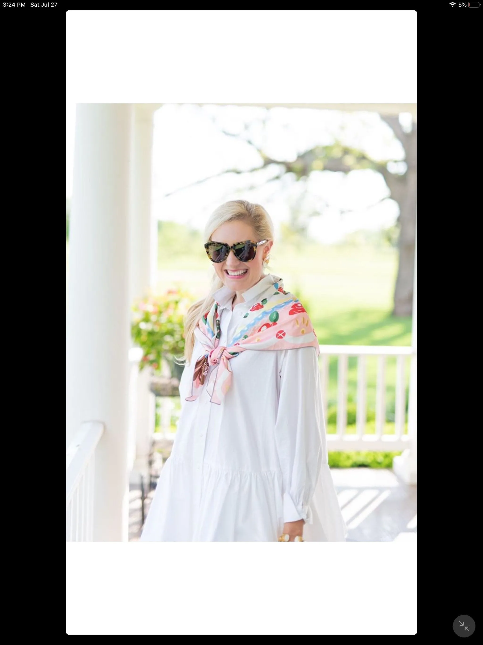 Pink Floral Silk Scarf - Love You So