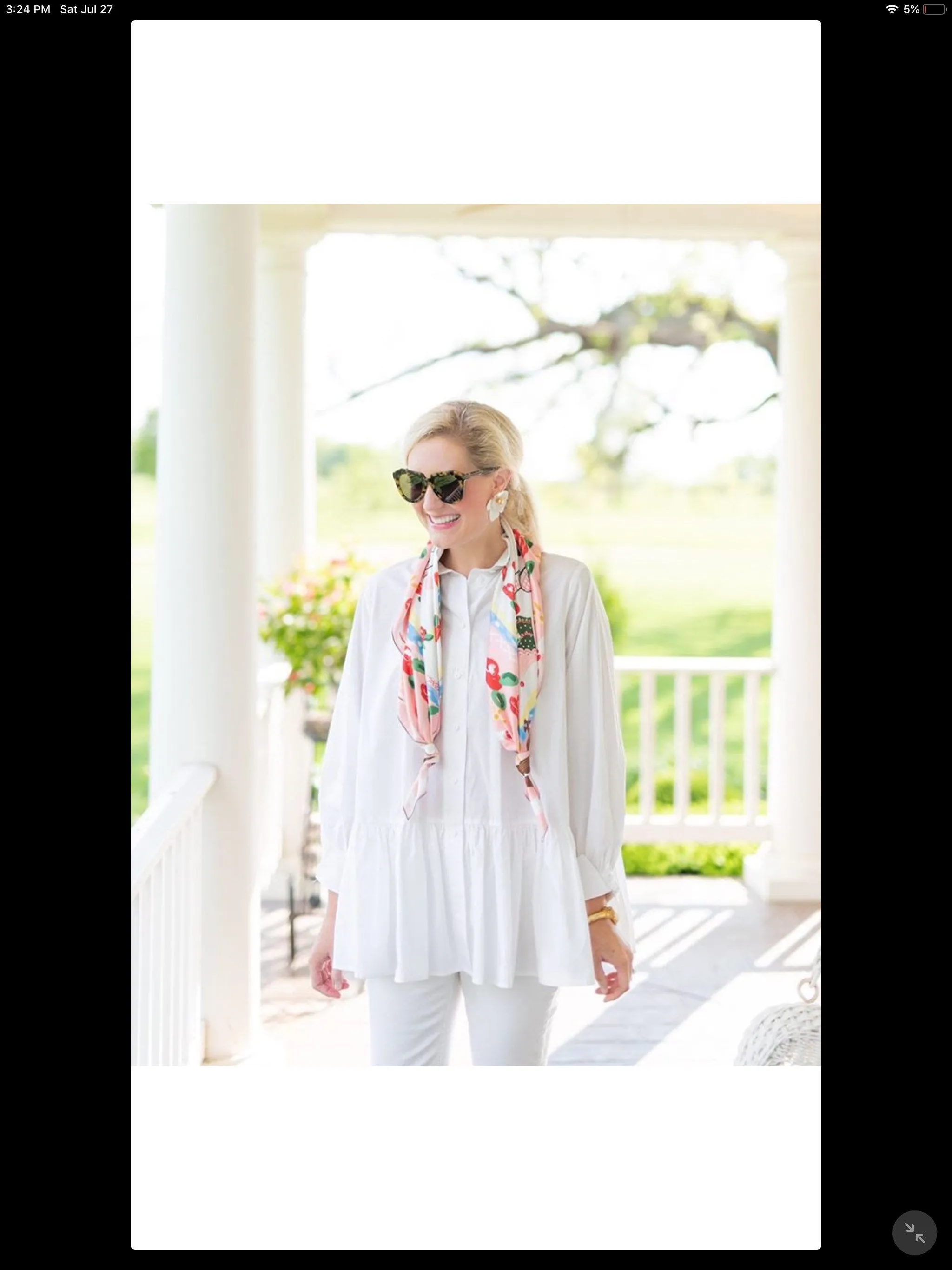 Pink Floral Silk Scarf - Love You So