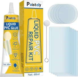 Pool Liner Patch Kit, Salt, Hot Water and UV Resistant Air Mattress Repair Patch Kit, Vinyl Pool Liner Repair Kit Repairs a Variety of Inflatables Including Hot Tubs, Inflatable Spa Pools (60g)