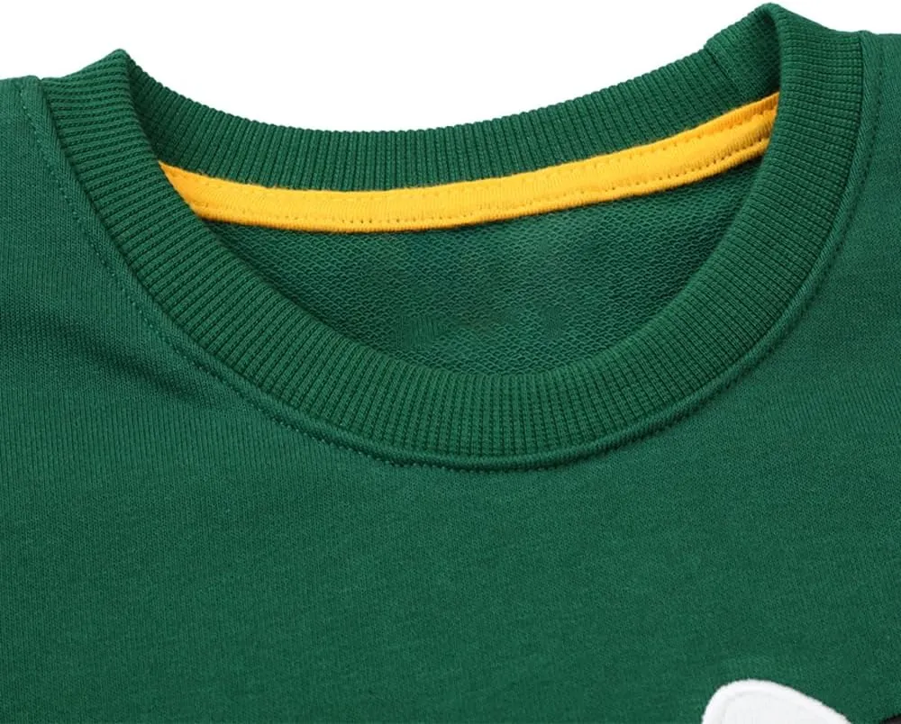 Popshion Toddler Boys Sweatshirt Cotton Lightweight Kids Winter Warm Sweater Crewneck Pullover Tops