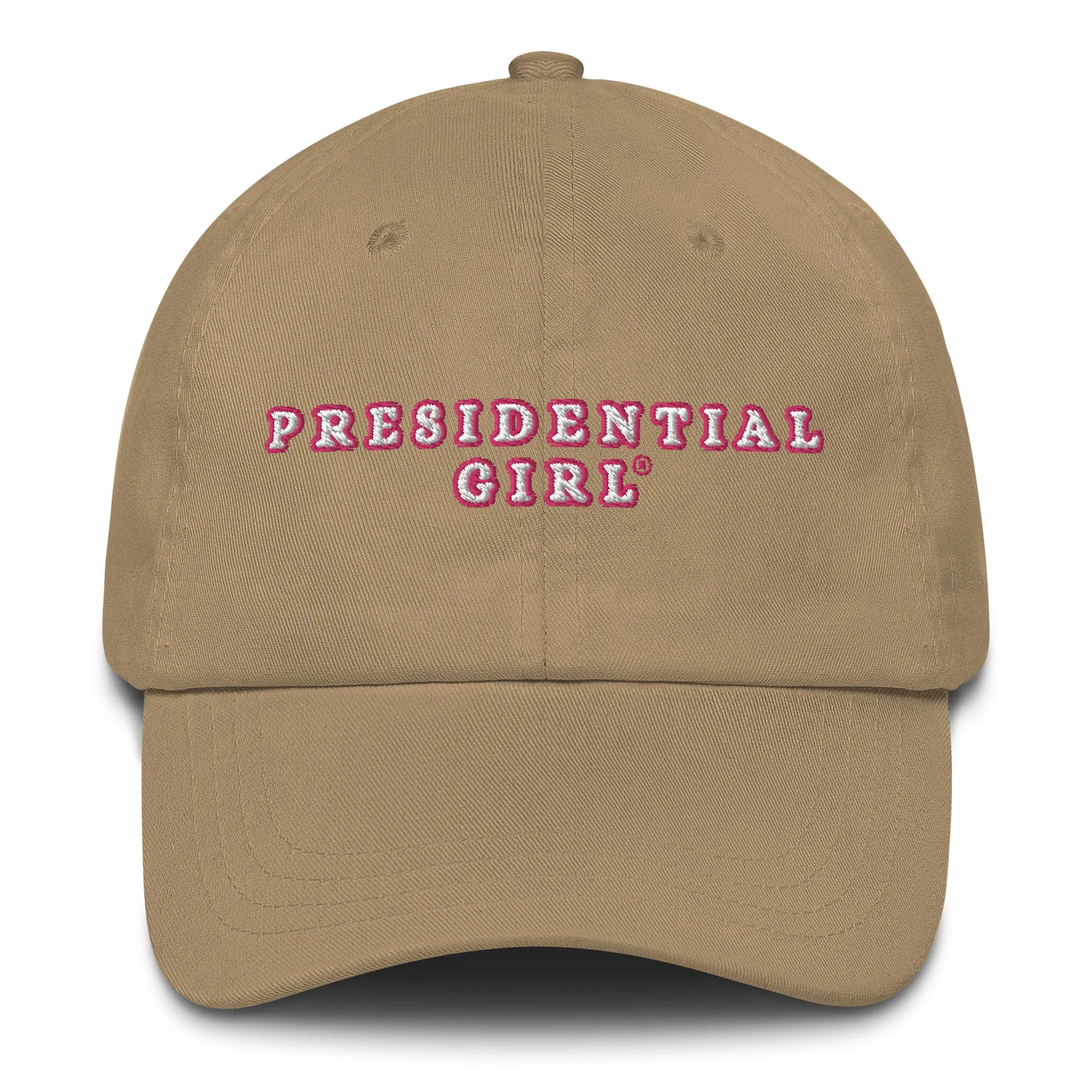 PRESIDENTIAL GIRL®- PINK AND WHITE CAP