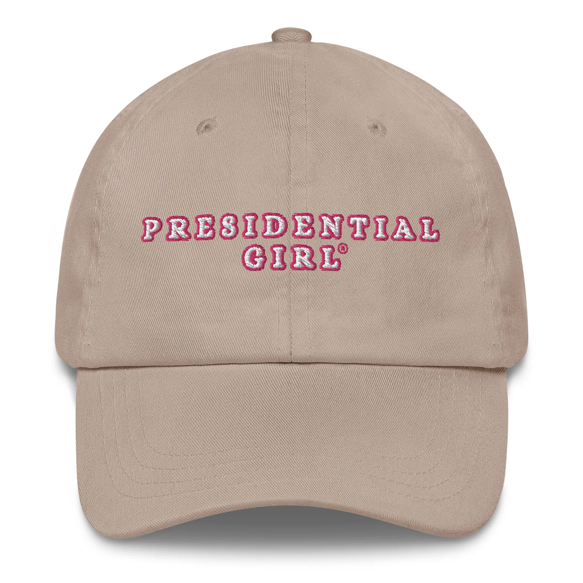 PRESIDENTIAL GIRL®- PINK AND WHITE CAP