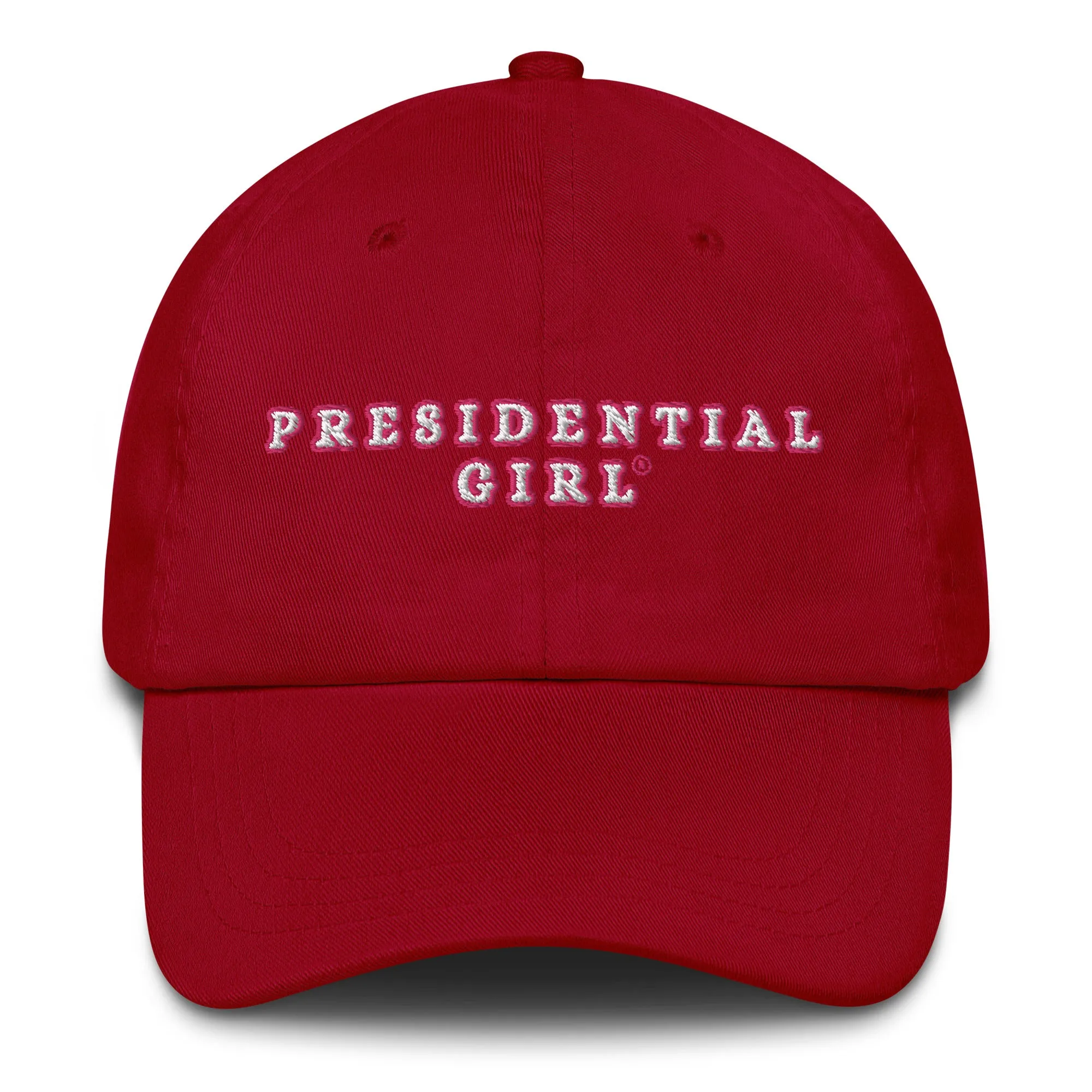PRESIDENTIAL GIRL®- PINK AND WHITE CAP