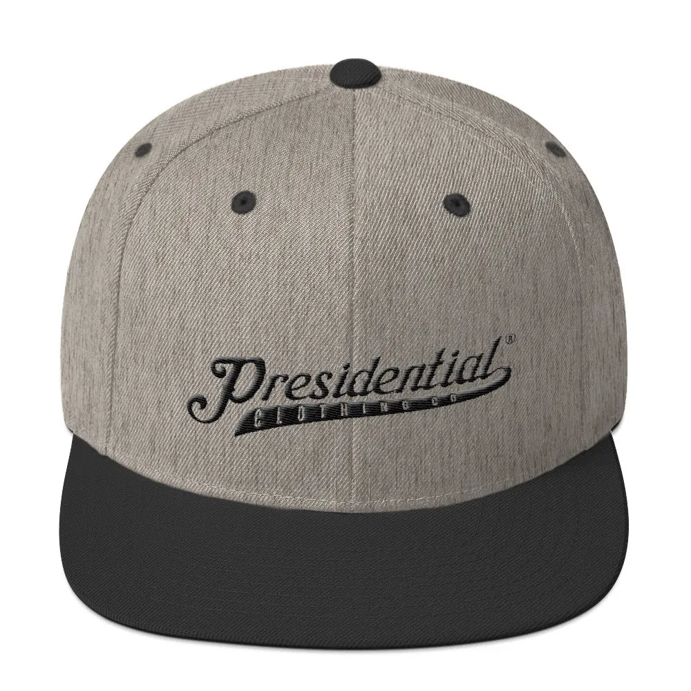 Presidential® Clothing Co P On Back | Snapback Hat
