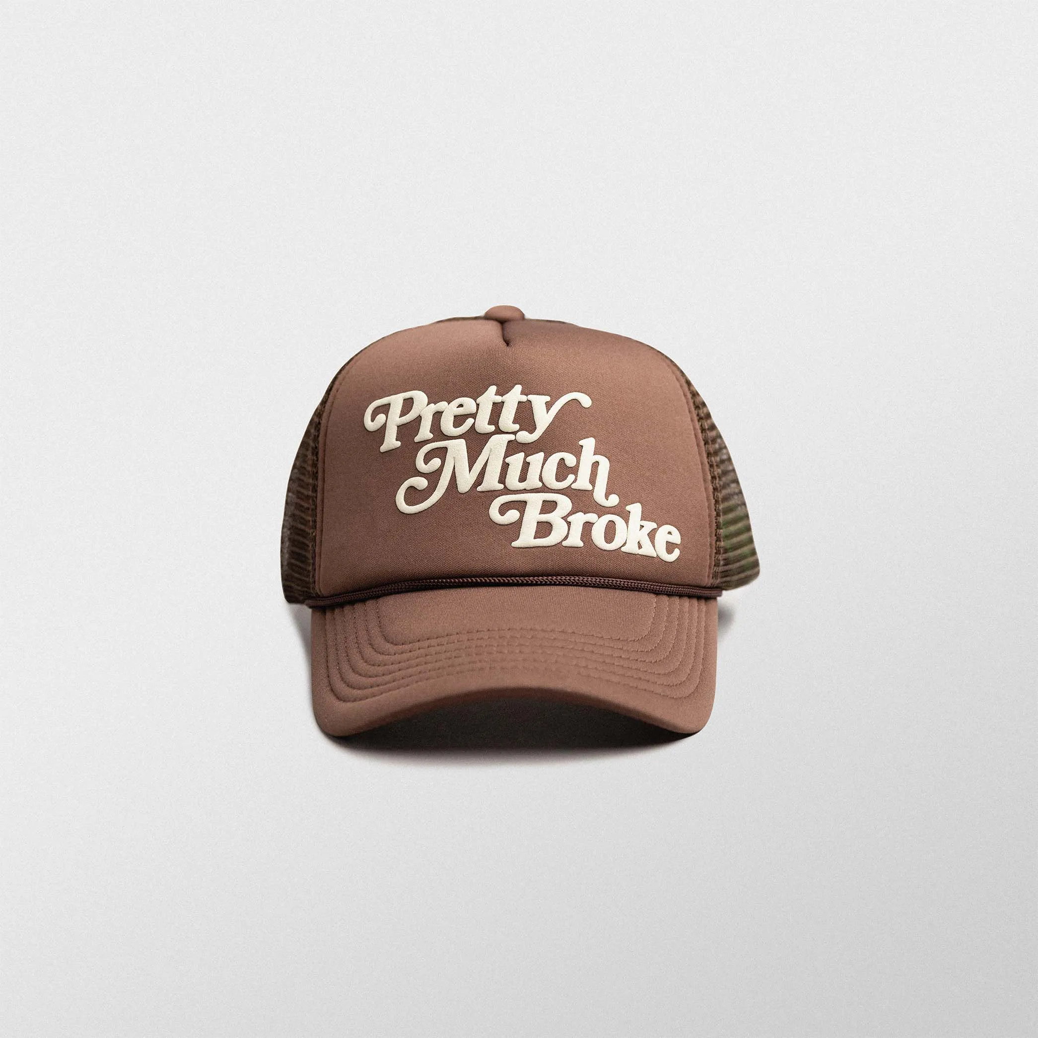 Pretty Much Broke™ Trucker Cap - Brown