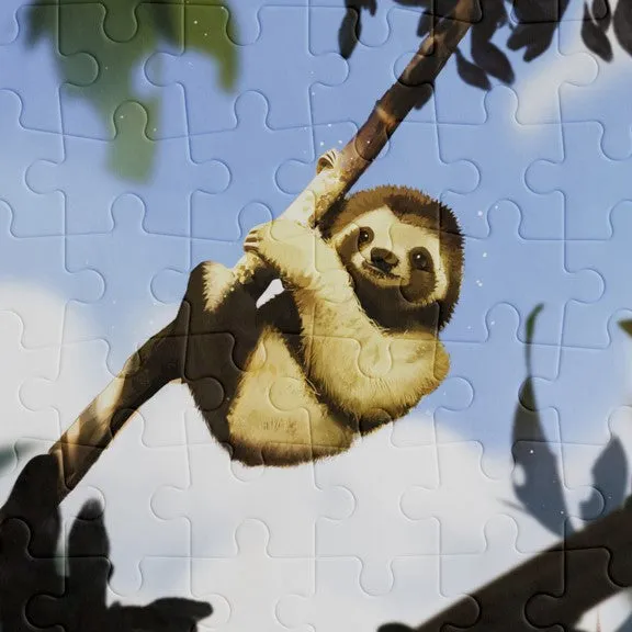 Pygmy three-toed sloth puzzle
