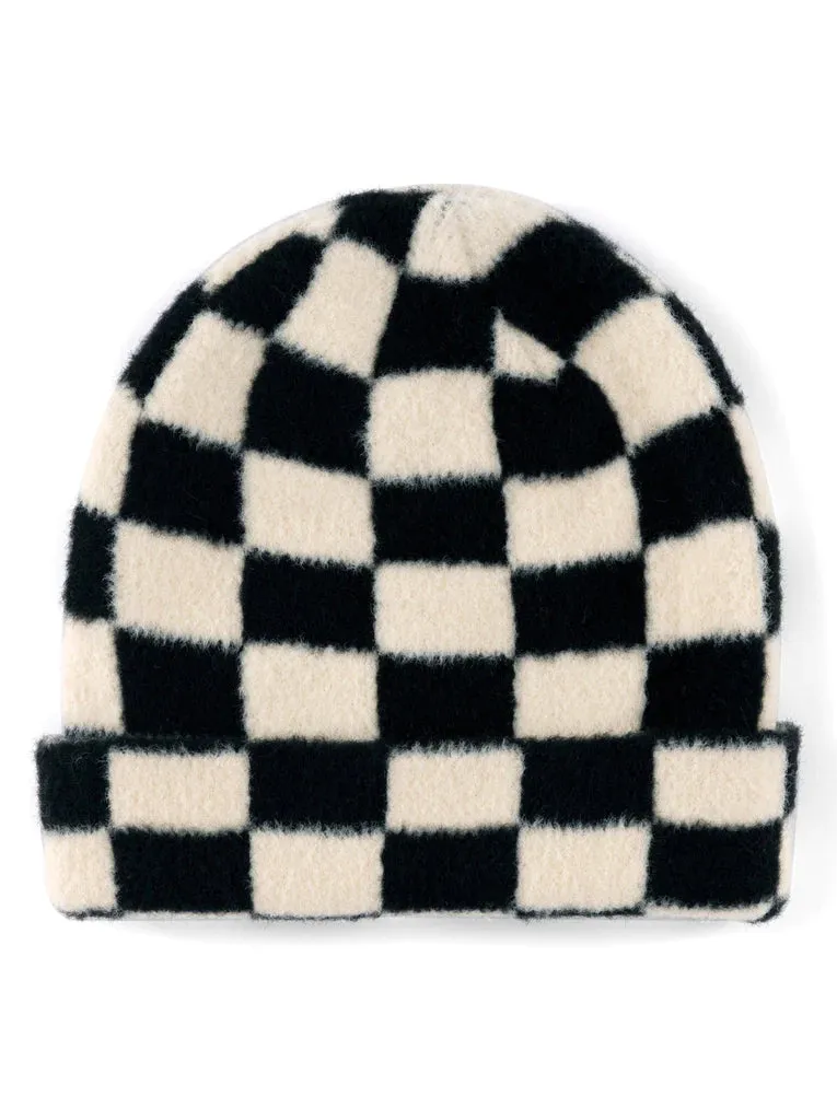 "The Oliver" Black Checkerboard Hat │ Winter Outerwear │ Schoolgirl Style