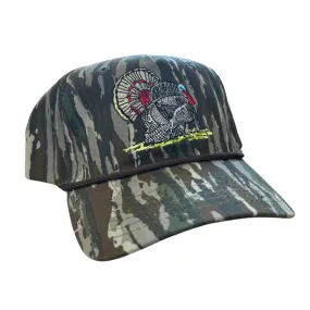 Embroidered Turkey Hat in Realtree Bottomland Camouflage Pattern