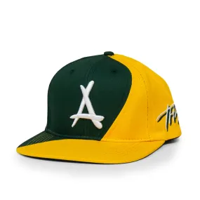 RETRO OAKLAND SNAPBACK (GREEN/YELLOW)
