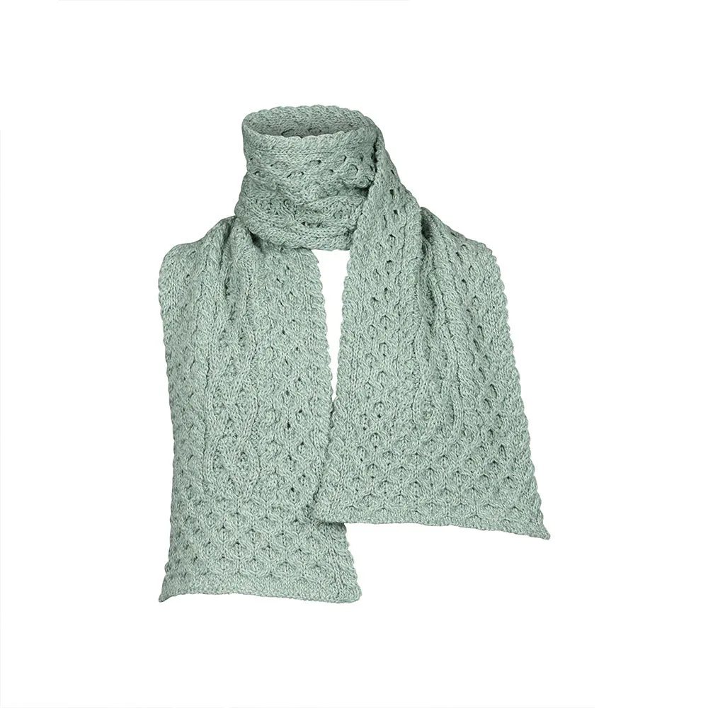 Sage Green Enya Aran Scarf