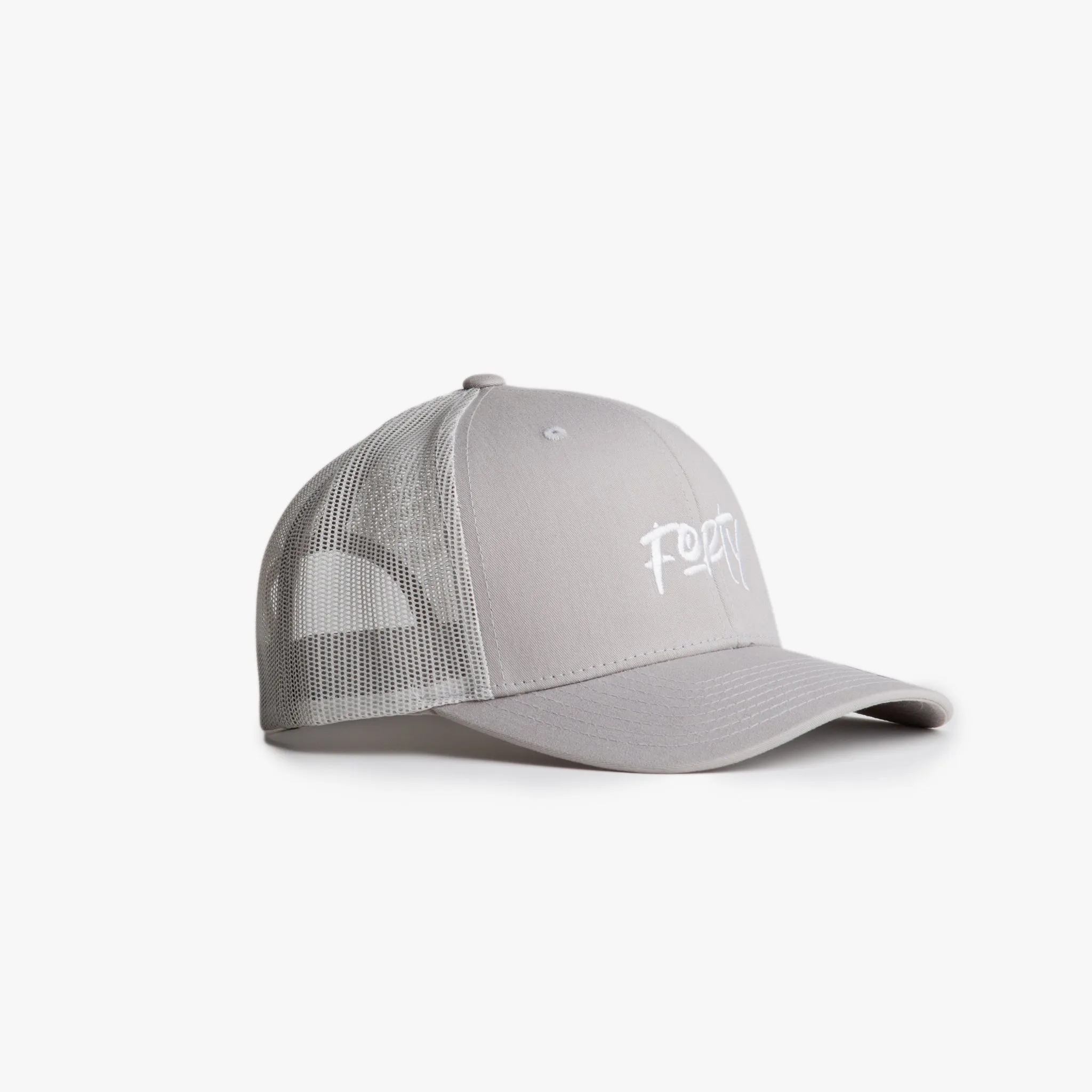 Sigmund Trucker Cap (Grey/White)