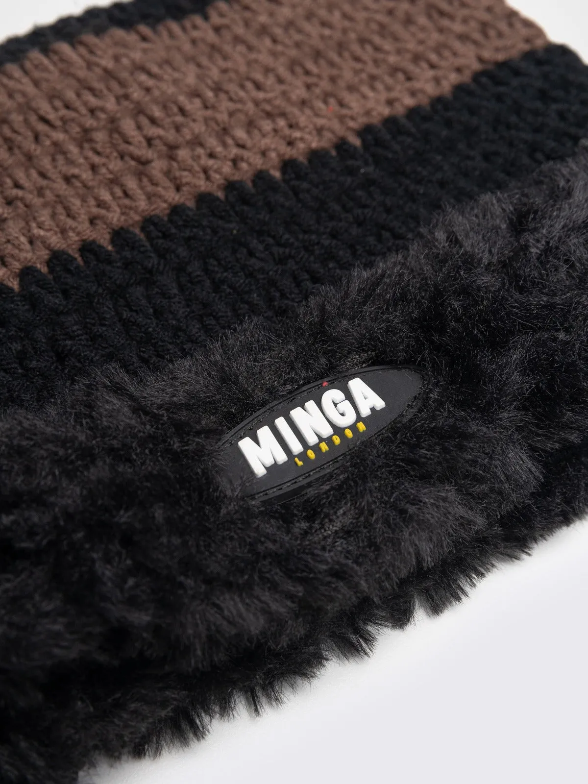 Skylar Star Brown Knitted Tie Hat