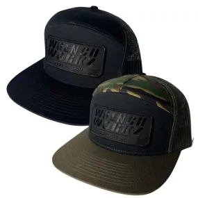 Stacked Patch Flat Brim Hat