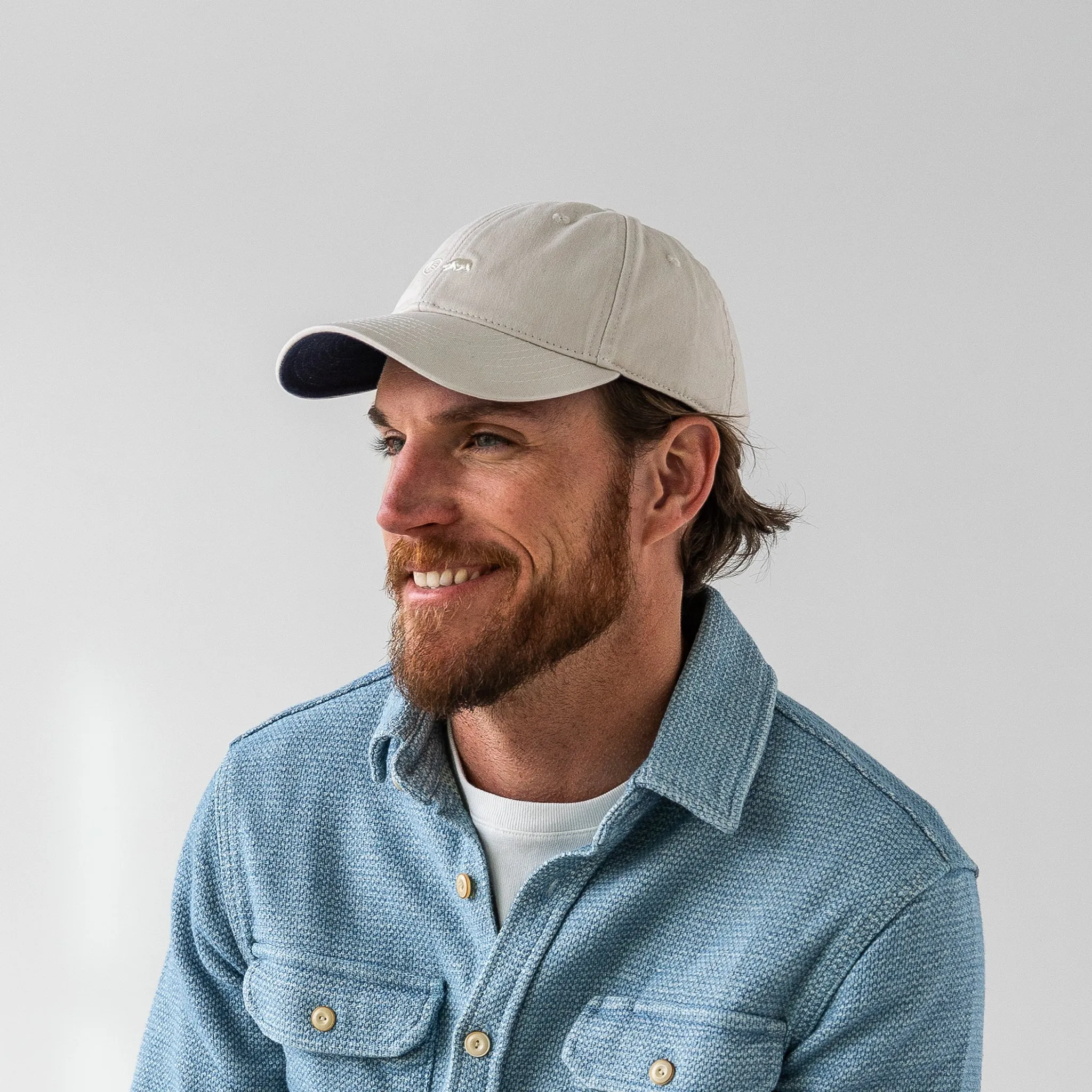 The Everyday Cap in Washed Stone Twill