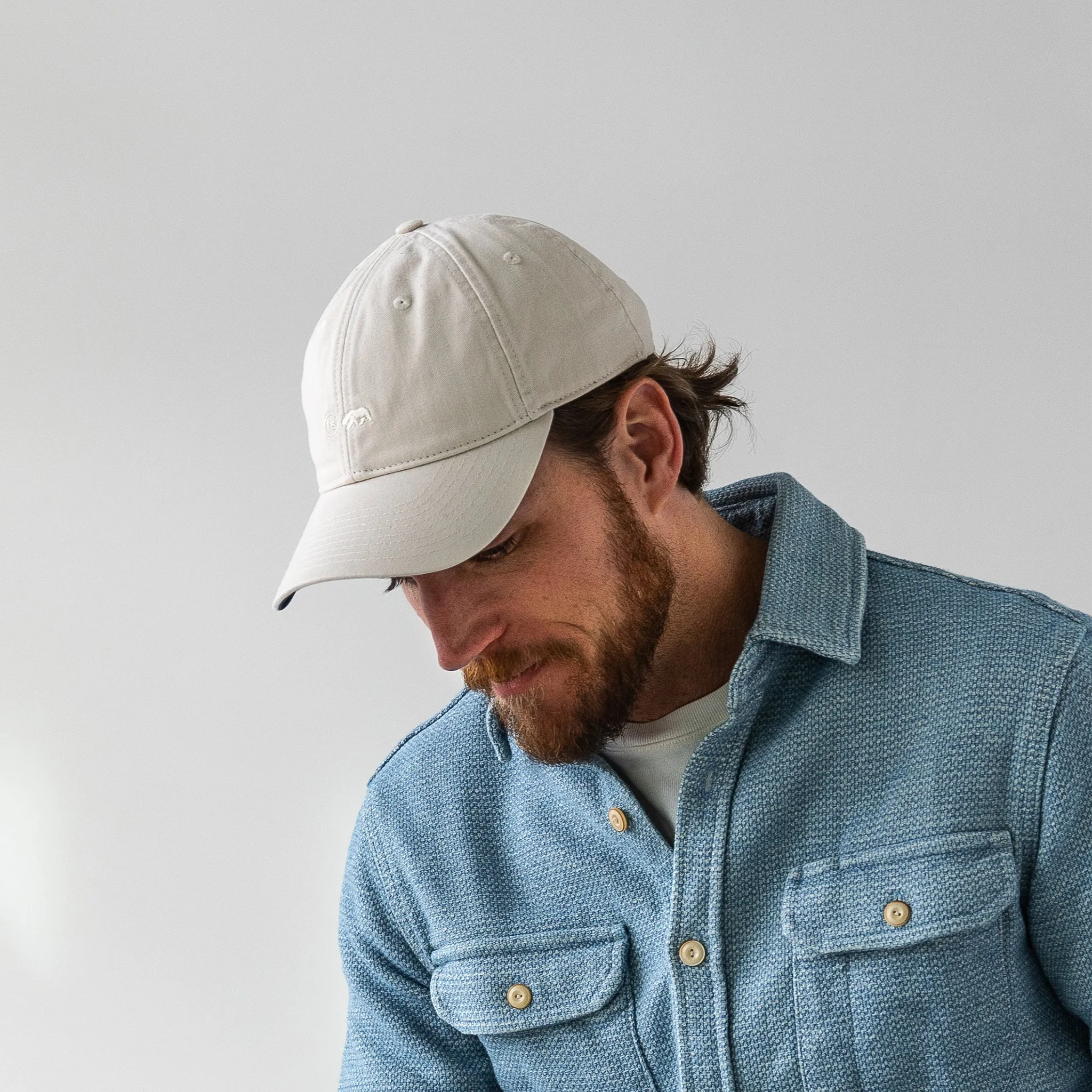The Everyday Cap in Washed Stone Twill