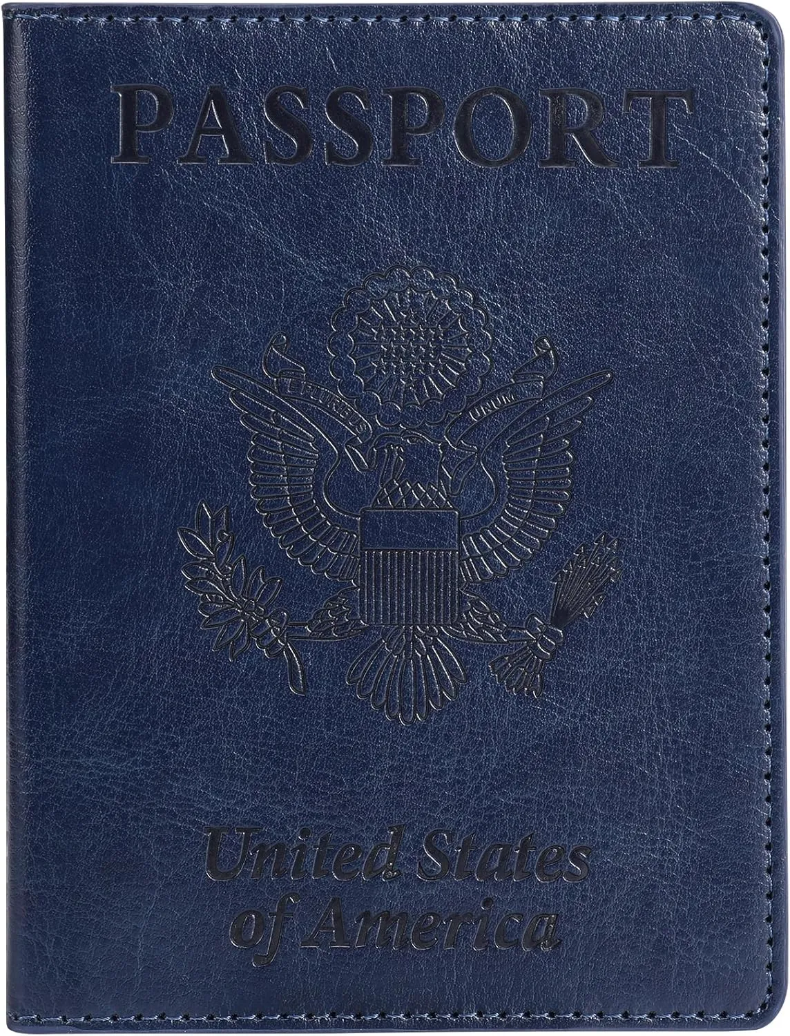 TIGARI Passport Holder for Travel, Slim Passport Cover for Women Men, Leather Passport Case Protector with Waterproof Slot, Family Vacation Plane Cruise Travel Essentials