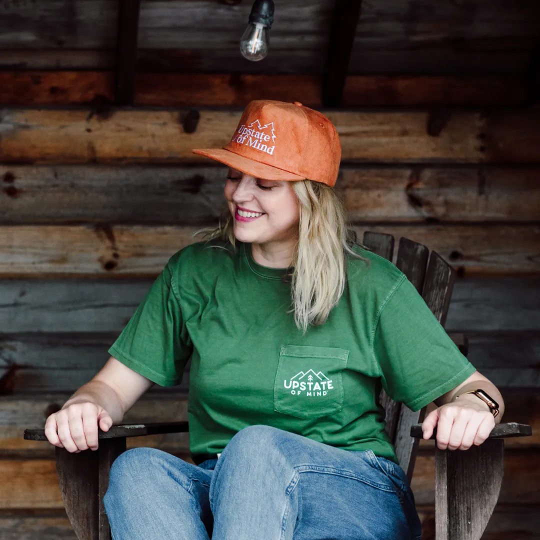 UOM Pine Tree Corduroy Hat -  Golden Hour