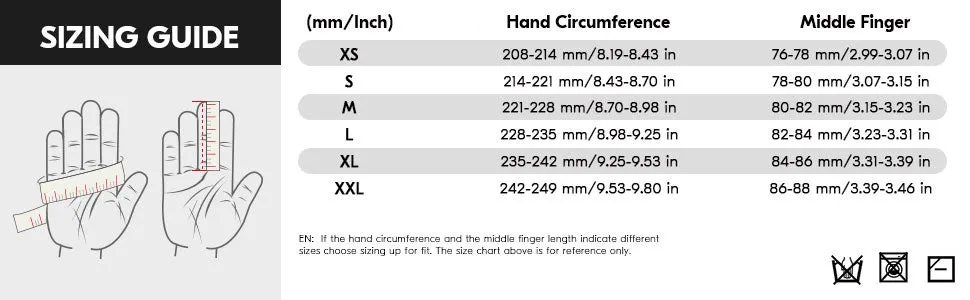 VGO Gardening Gloves Men, Safety Work Gloves, Puncture-proof, Thornproof, Touchscreen ( Colour Blue/Orange SL7475)