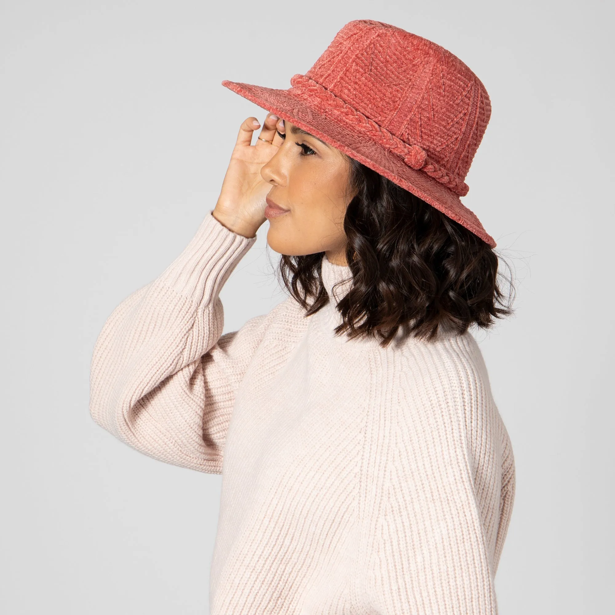 Women's Chenille Patterned Knit
