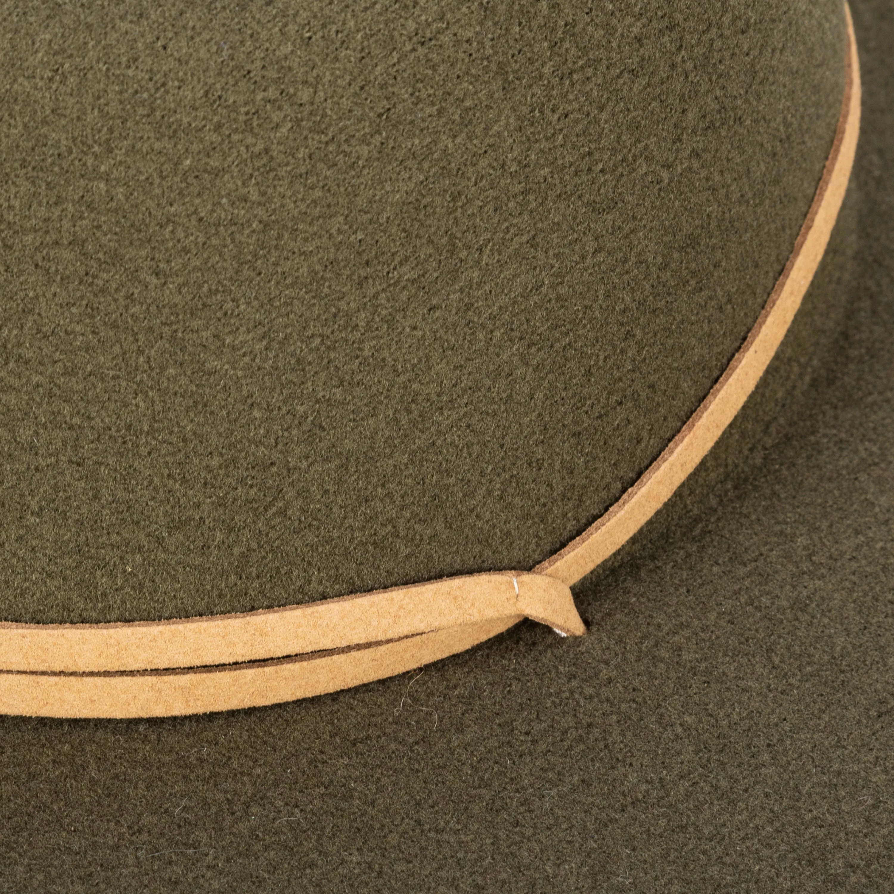 Women's Faux Felt Boater W/ Faux Leather Chin Cord