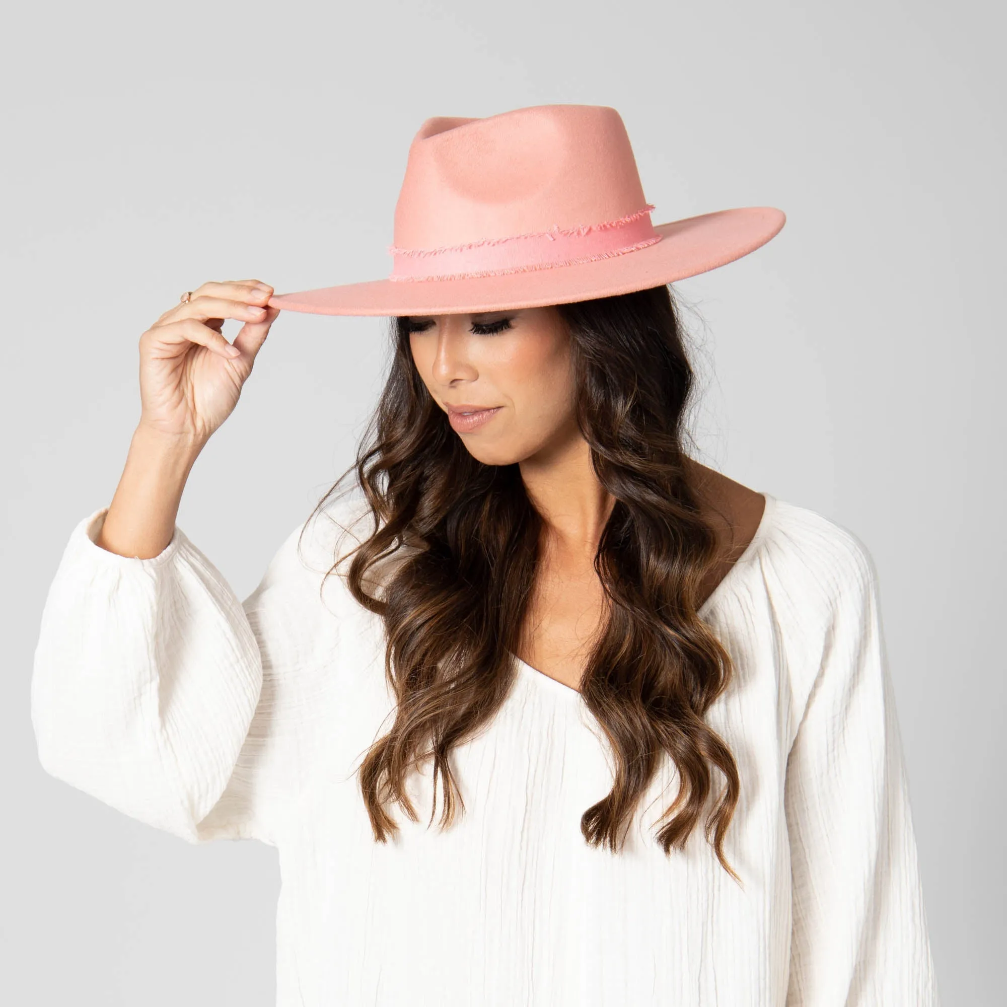 Women's Faux Felt Fedora