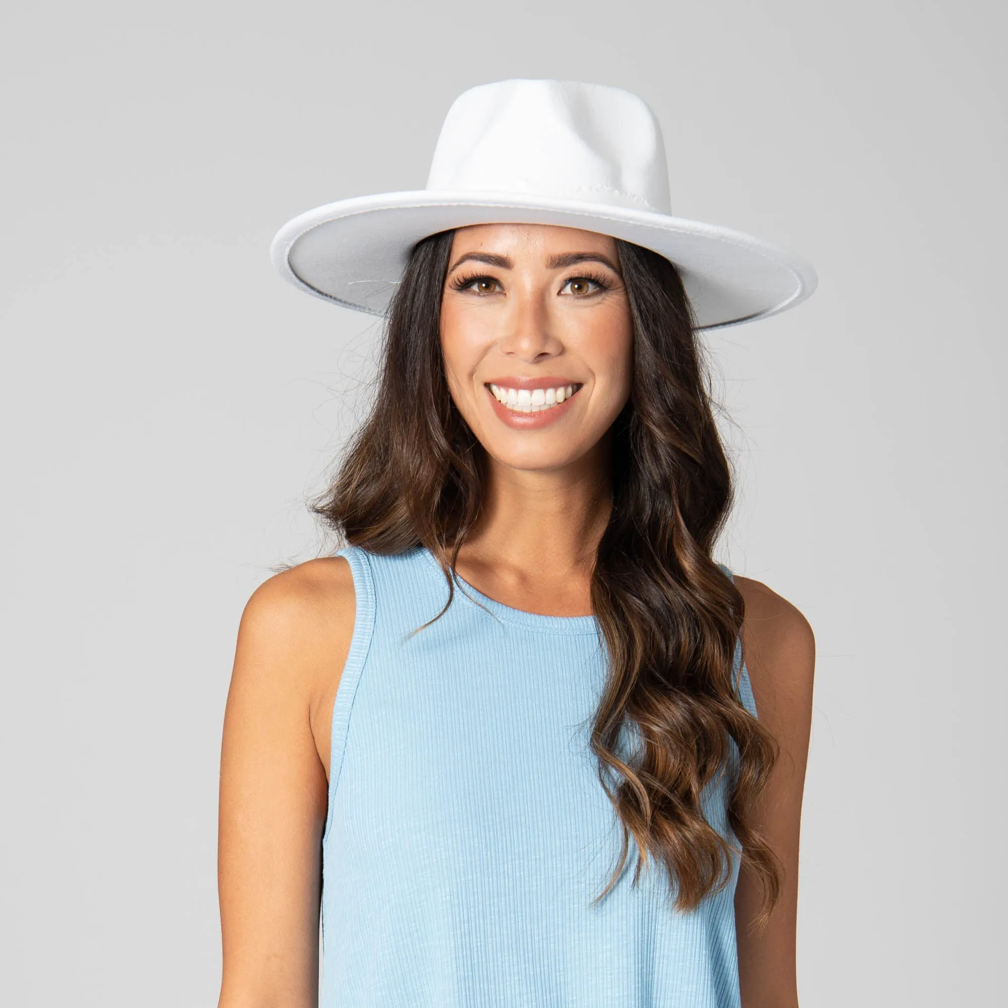 Women's Faux Felt Fedora
