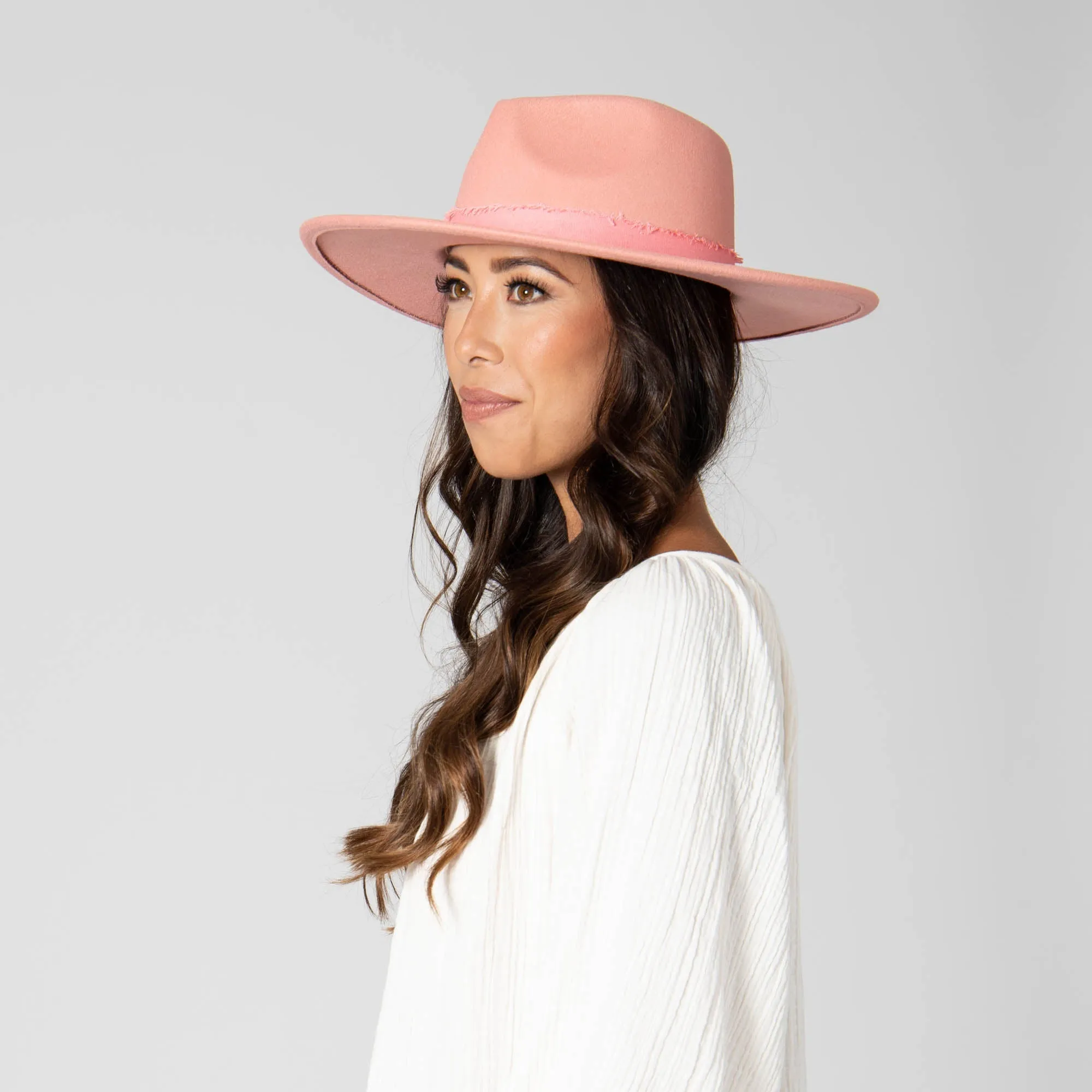 Women's Faux Felt Fedora