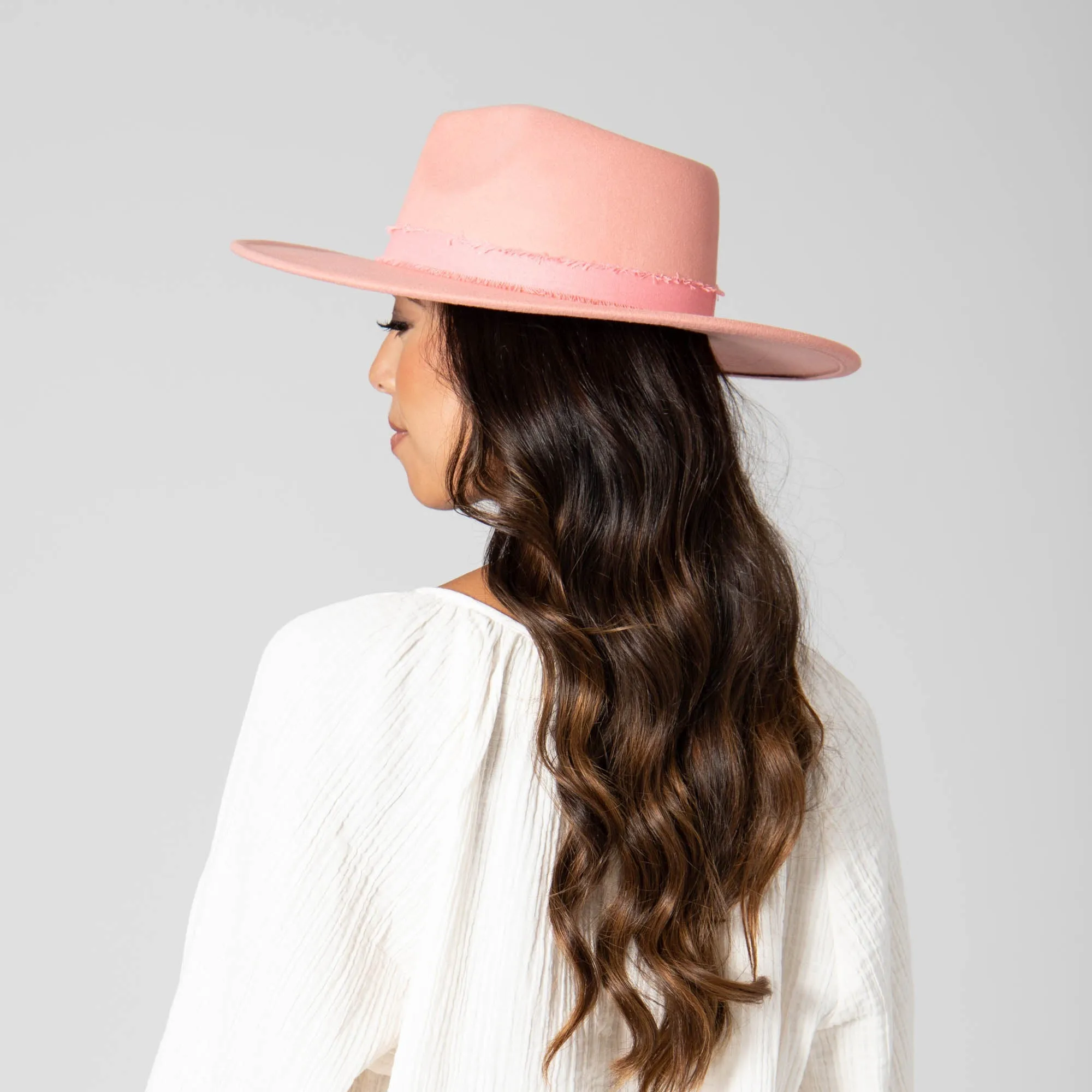 Women's Faux Felt Fedora