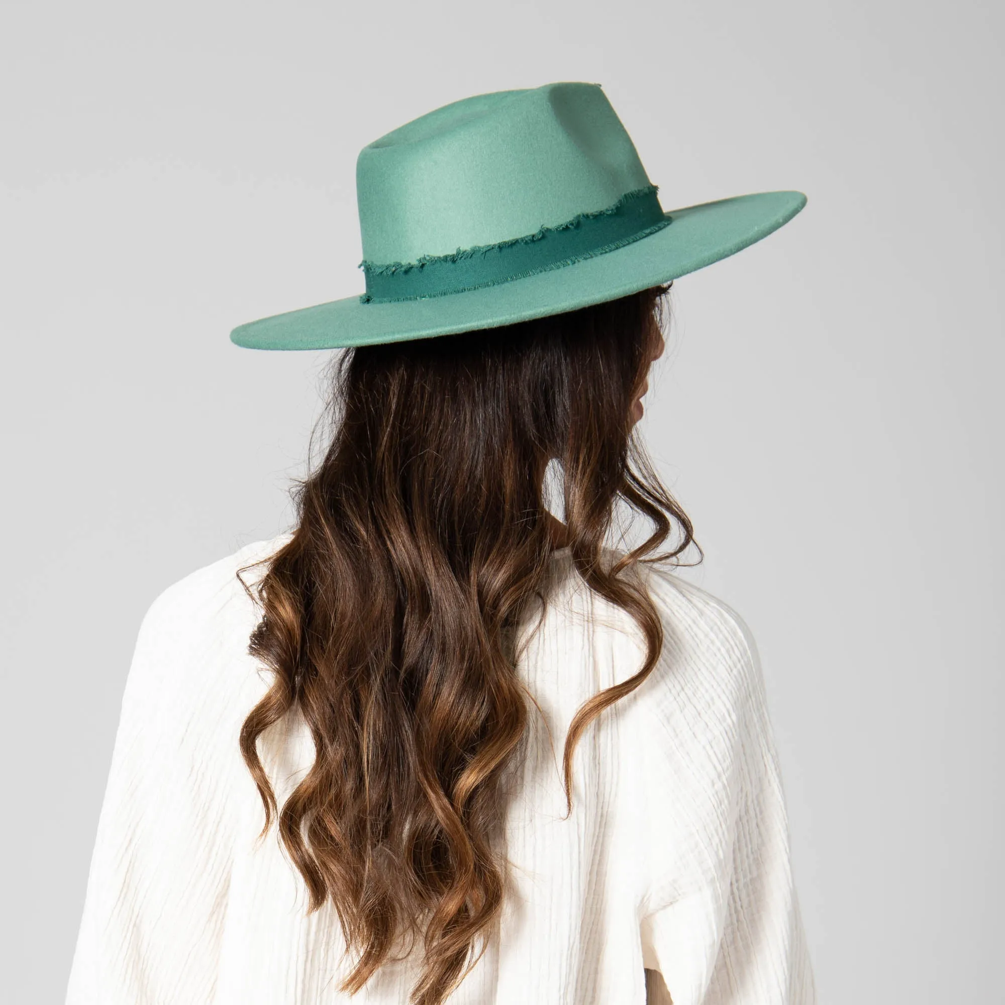 Women's Faux Felt Fedora