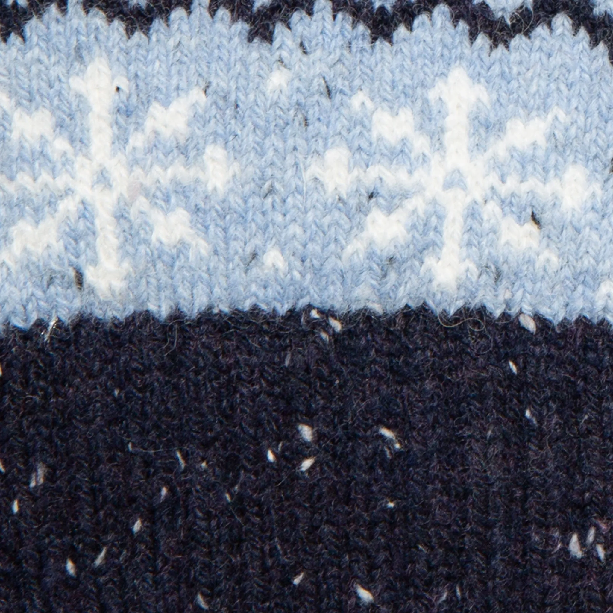 Women’s Jacquard Fair Isle Knitted Gloves with Marl Yarn