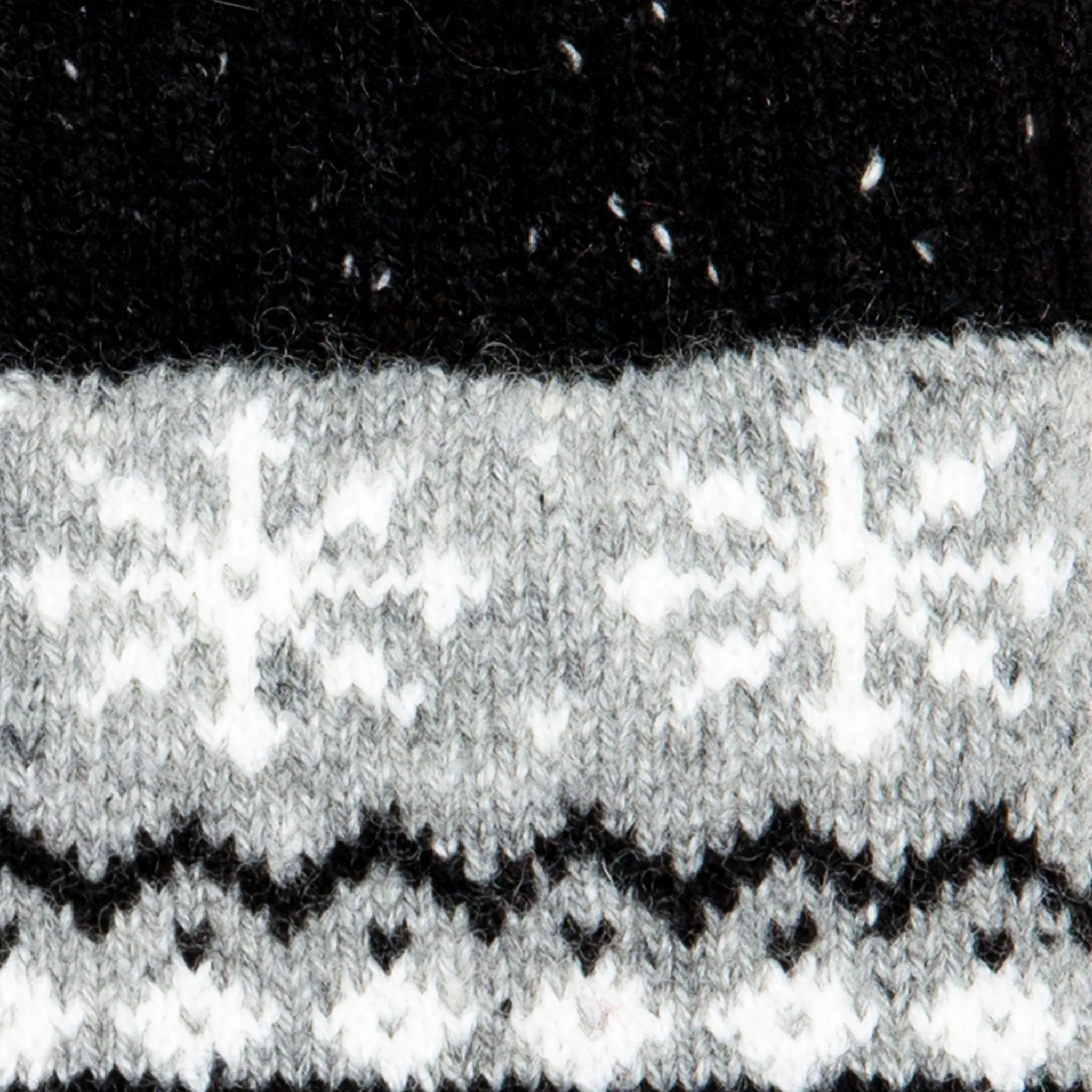 Women’s Jacquard Fair Isle Knitted Gloves with Marl Yarn