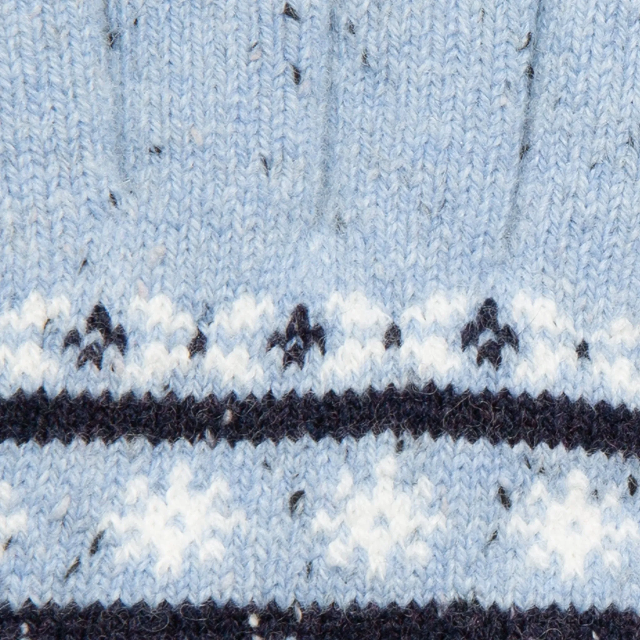 Women’s Jacquard Fair Isle Knitted Gloves with Marl Yarn